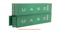 4F-028-226 Dapol 40ft High Cube Container UASC Twin Pack
